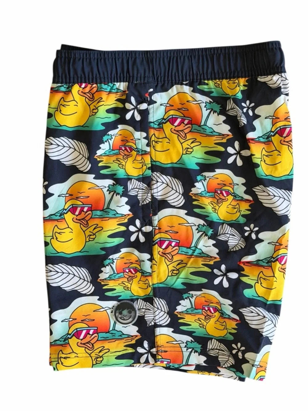 NWT NEFF Coolest Duck Swim Trunks Men’s Graphic Print Board Shorts Size S, L